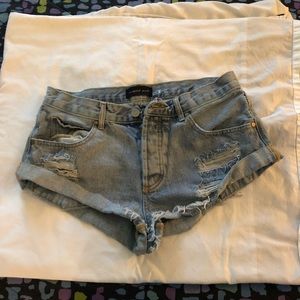 Jean shorts: size Medium (fits like a 3/4)
